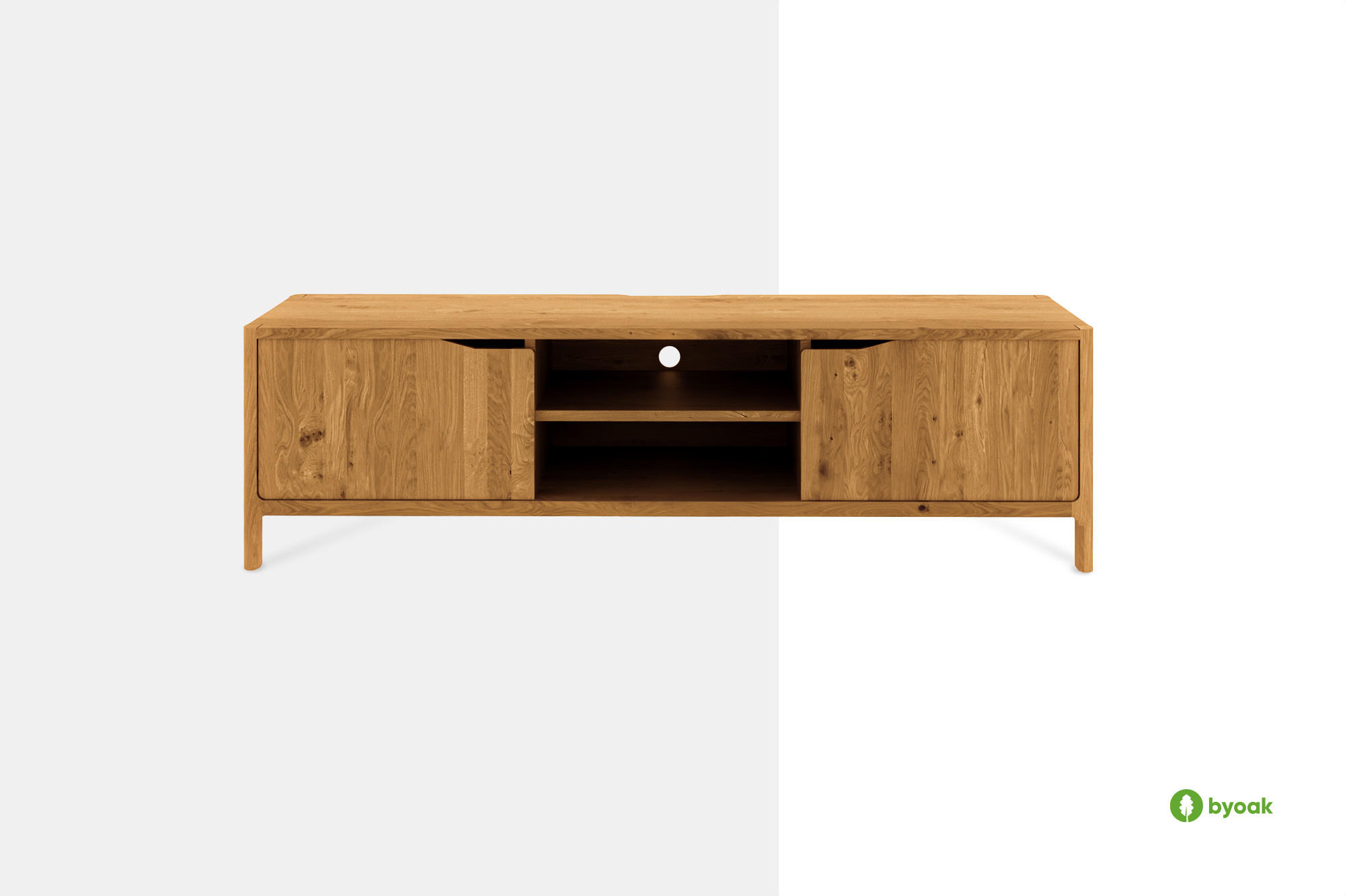 TV-SCHRANK PAUL Kernbuche - Kernbuche, Holz (160/48/50cm) - byoak