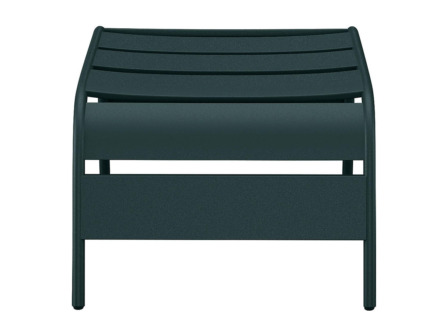 GARTENSESSEL - 50 cmcm x 61.5 cmcm - Metall - Tannengrün - MIRMANDE - Waldgrün, Metall (50/33/61.5cm) - Vente-Unique