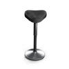 BÜROHOCKER Nexus Schwarz - Schwarz, Kunststoff/Textil (36/82/36cm) - Clouvou