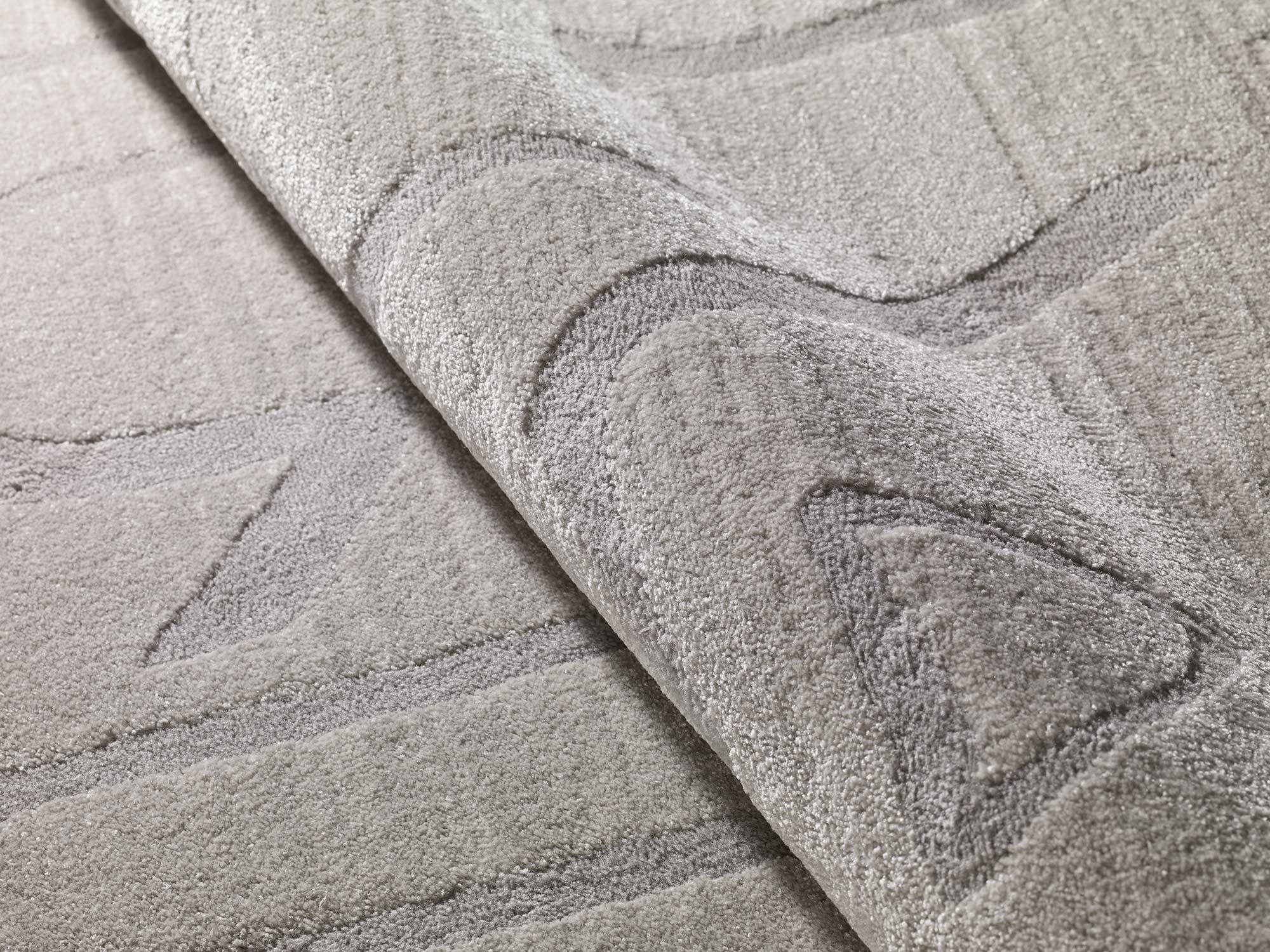 WEBTEPPICH Silber Hl-Africa 200/300 cm - Silberfarben, Naturmaterialien/Textil (200/300cm) - Atticgo