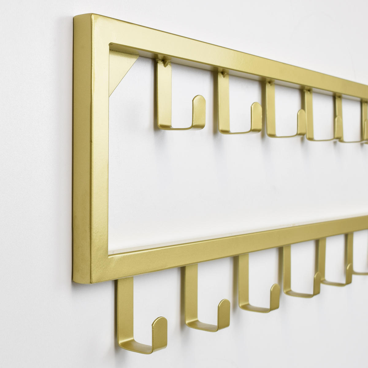 KLEIDERABLAGE Bono Gold - Goldfarben, Metall (80/26/4cm) - LOFT42