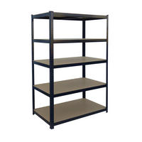 SCHWERLASTREGAL - Multicolor, Holzwerkstoff/Kunststoff (100/180/40cm) - Relaxdays