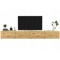 TV-LOWBOARD 2-er Set Enjoy Eiche Artisan Matt 120 cm - Eiche Artisan, Holzwerkstoff (240/30/35cm) - Meble Lindner