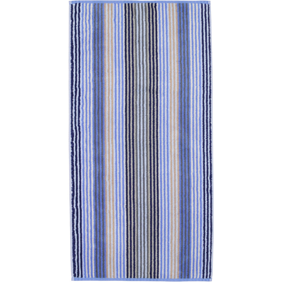 HANDTÜCHER UNIQUE STREIFEN 944 SAPHIR - 11 - Blau, Textil (50/100cm) - Cawö