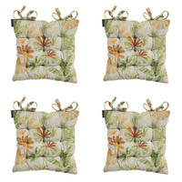 SITZKISSEN Axel - Mehrfarbig - 46/46/8 cm - 4er-Set - Multicolor, Textil (46/8/46cm) - Madison