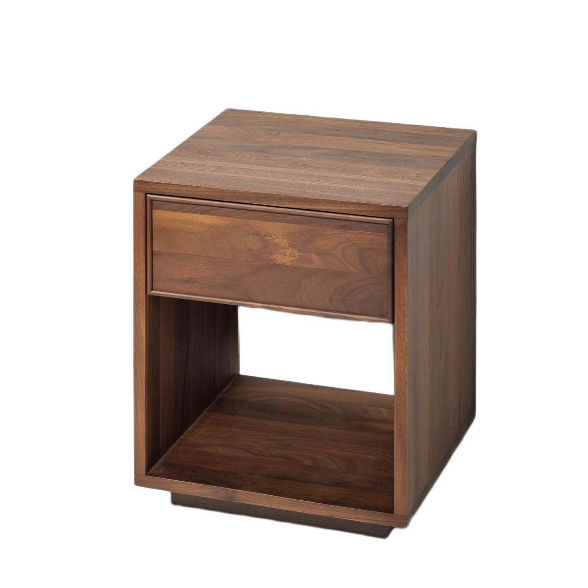 NACHTTISCH Emma 2 2er Set, Walnuss - Braun, Holz (40/50/38cm) - WOODEK