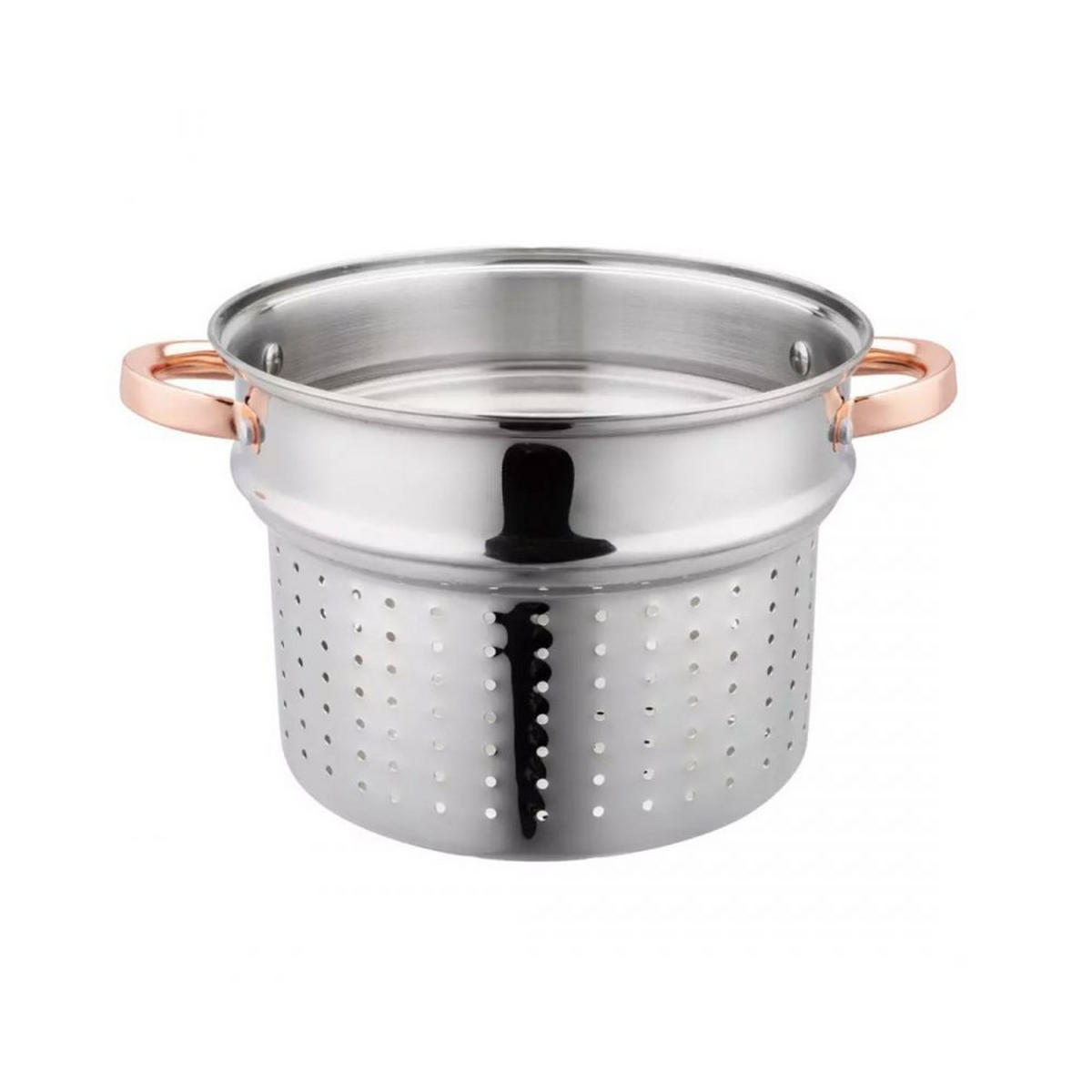 TOPF Silber 34/24/17.5 cm KB7739 - Silberfarben, Metall (24cm) - Klausberg 