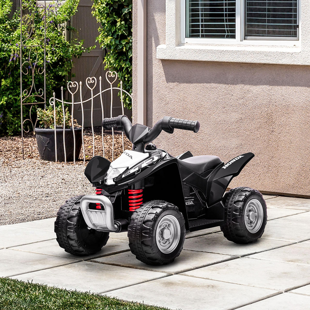 ELEKTRO-QUAD Miniquad Kinder Elektro ATV Kinderquad ab 18 Monaten Schwarz - Schwarz, Kunststoff (65.5/38.5/43.5cm) - AIYAPLAY