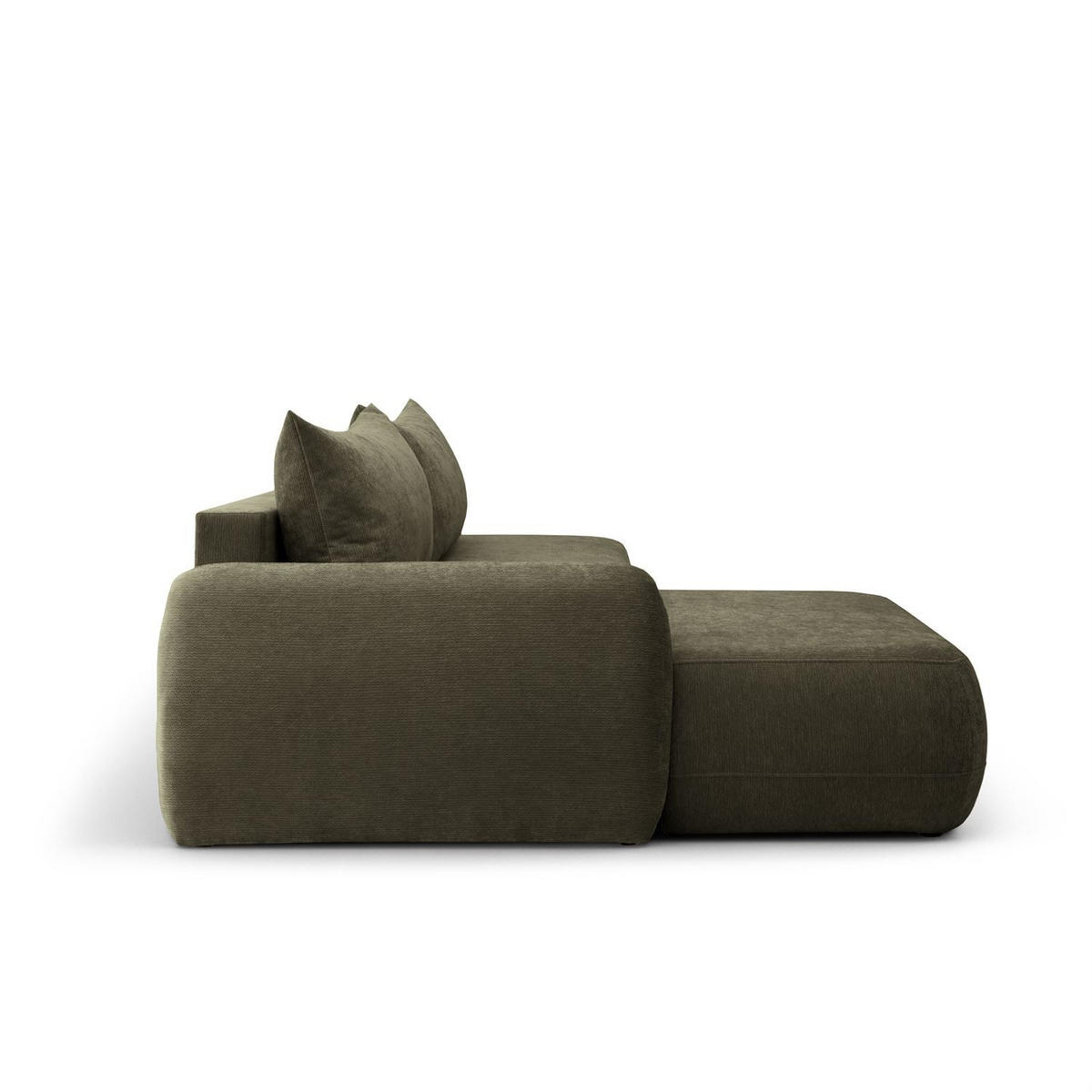 ECKSOFA GOYA mit Schlaffunktion und Bettkasten, Linke, Perfect Harmony 39 - Waldgrün, Textil (184/302cm) - Lookway