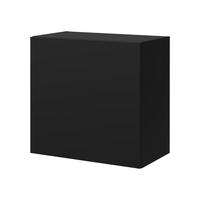 HÄNGEVITRINE Capital Quadrat - Schwarz, Holzwerkstoff (50/50/30cm) - MIRJAN24