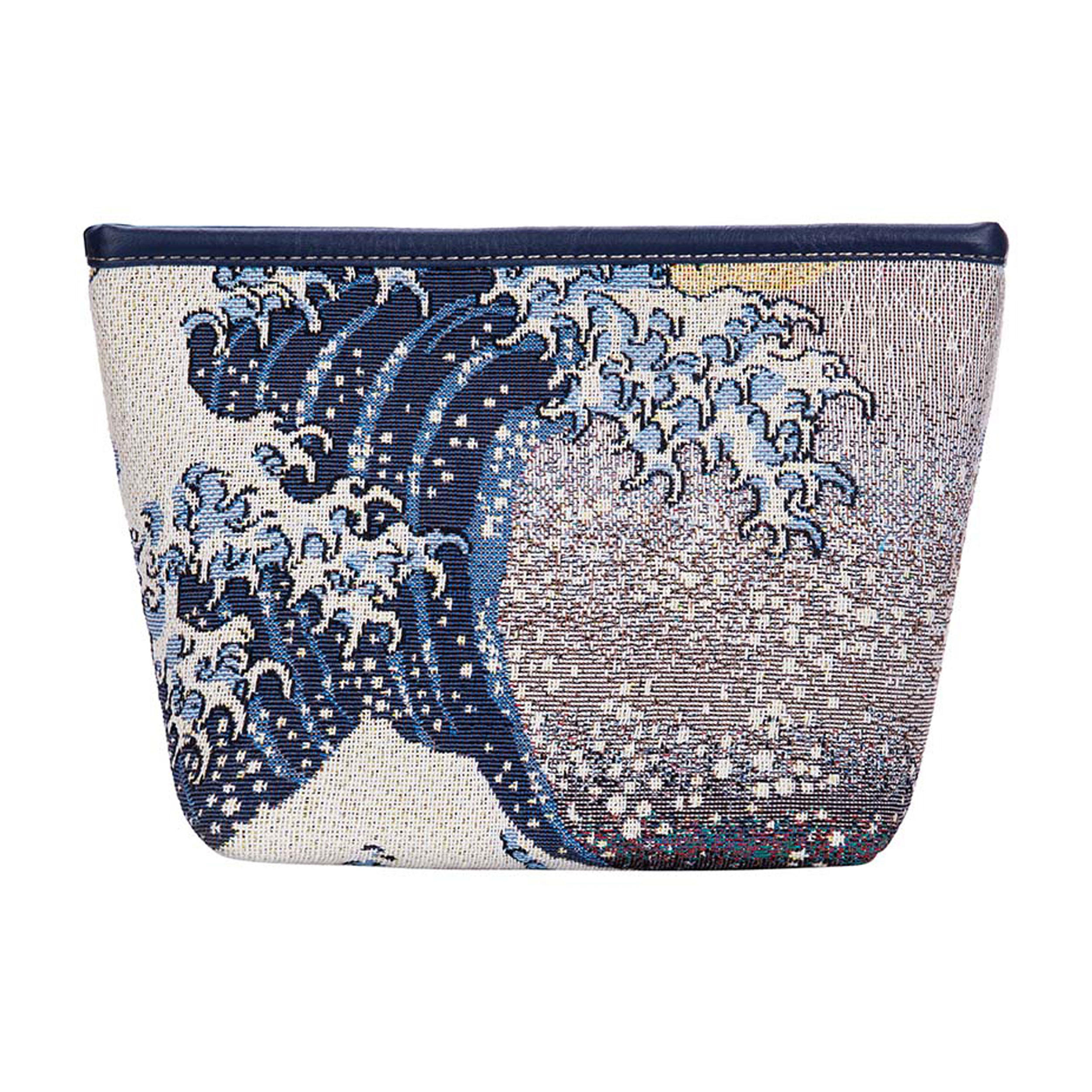 KOSMETIKTASCHE Katsushika Hokusai - Die Welle, Gobelinstoff, Bunt - Multicolor, Textil (8/6/25cm) - Goebel