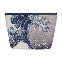 KOSMETIKTASCHE Katsushika Hokusai - Die Welle, Gobelinstoff, Bunt - Multicolor, Textil (8/6/25cm) - Goebel