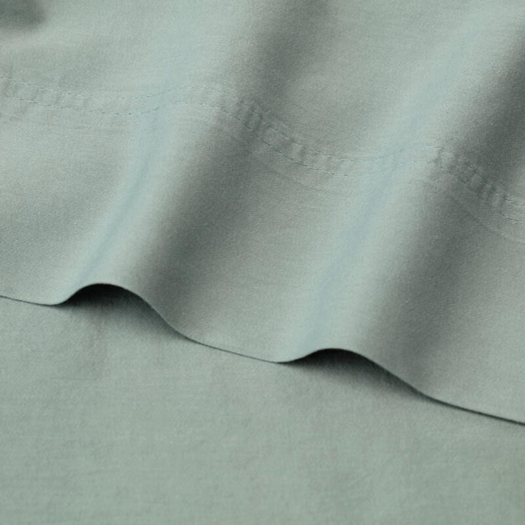 Thumbnail - Sowl Bettlaken., Grün, Textil, 220x280 cm, Oeko-Tex® Standard 100, Schlaftextilien, Bettwäsche, Bettlaken