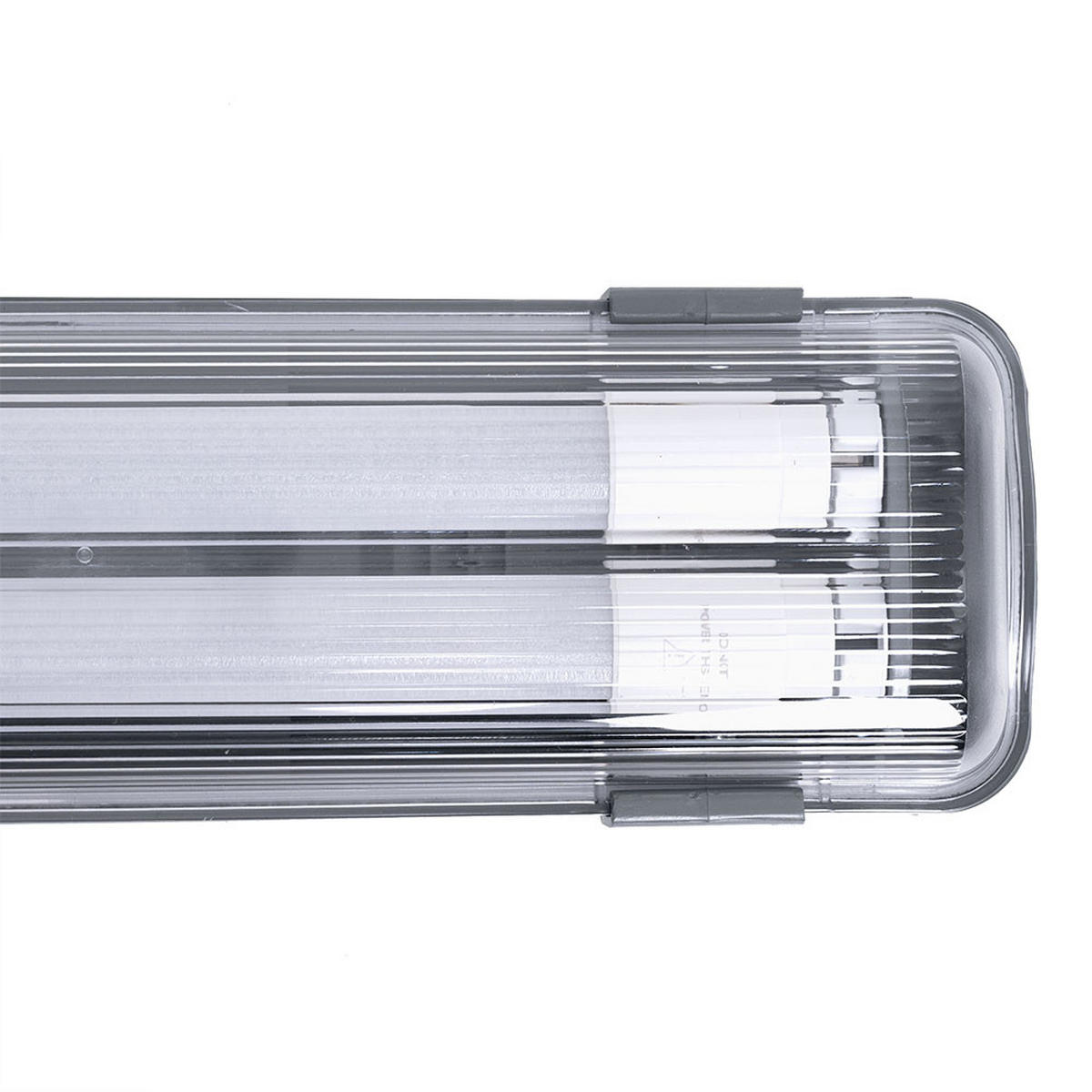LED DECKENLEUCHTE Grau Metall Modern - Grau, Kunststoff (157.6/9.6/5.8cm)