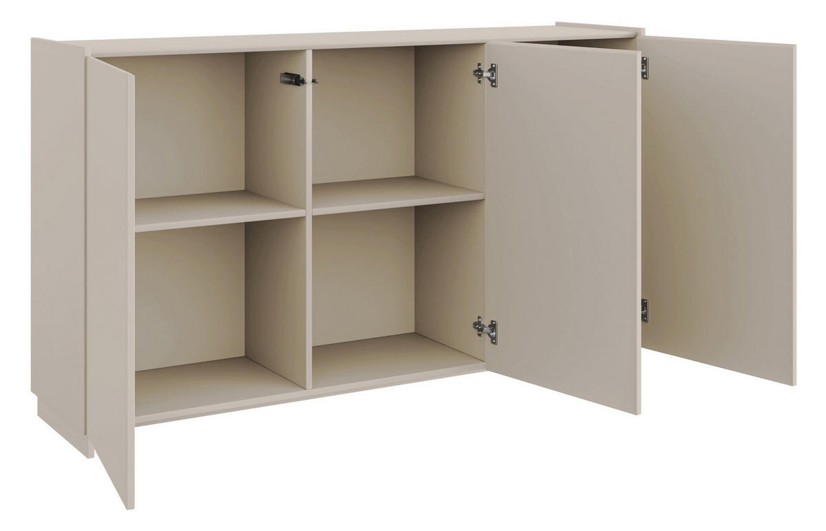 SIDEBOARD Magro Kaschmir 153 cm - Taupe, Holzwerkstoff (153.3/84/39cm) - Selsey