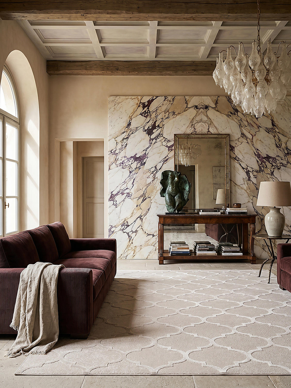 KURZFLORTEPPICH Orientalisch ERESMA Polyester Beige 120 x 170 cm - Beige, Textil (120/170cm) - KADIMA DESIGN