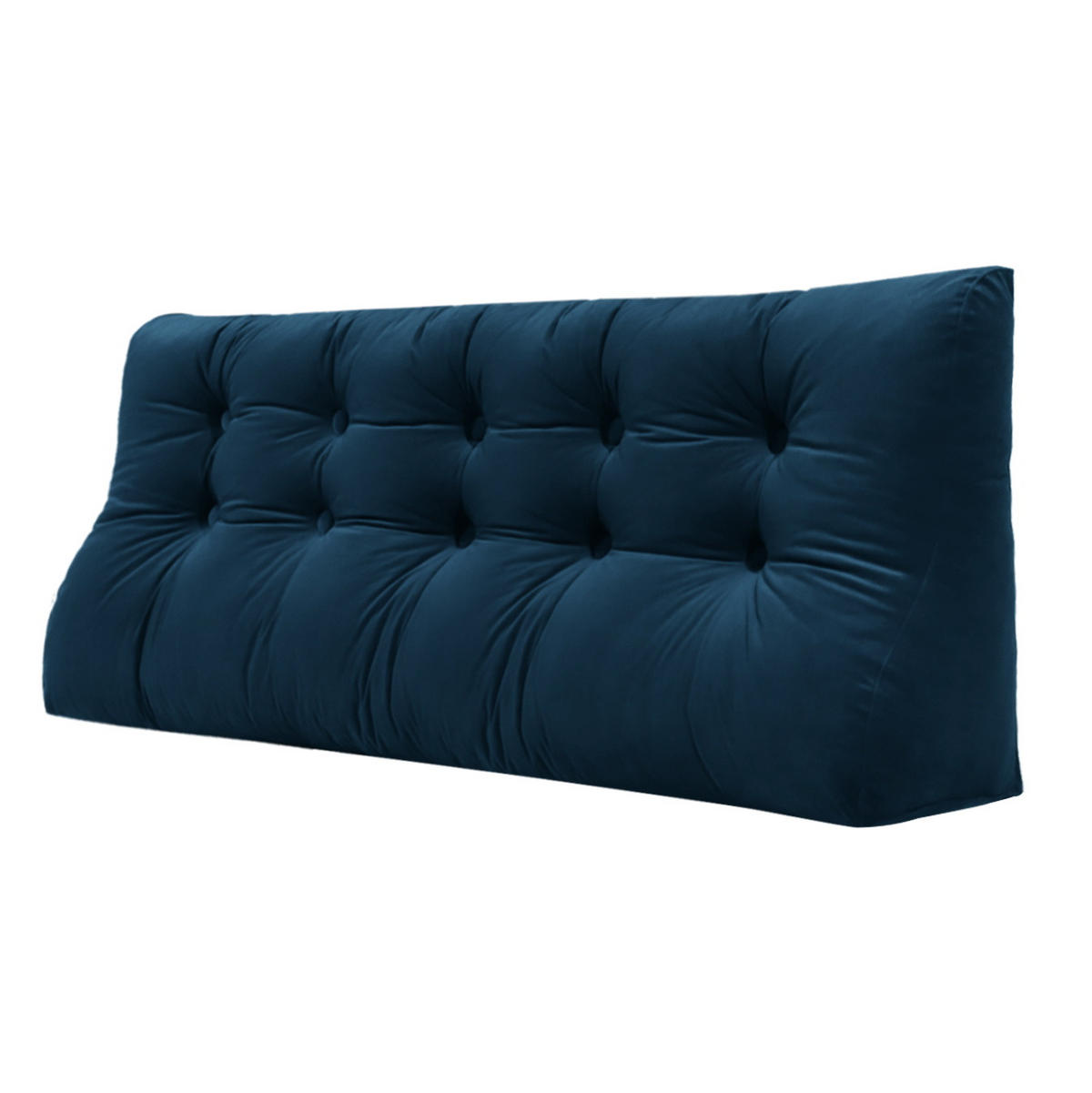 RÜCKENKISSEN Körperkontur Samtlook Blau 160 cm - Blau, Textil (55/160cm) - Vercart
