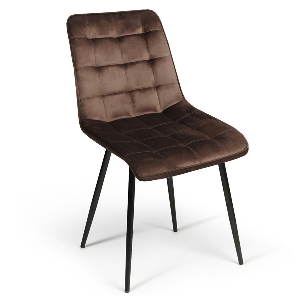 Weber Industries Esszimmerstuhl/ Braun 45x84x60 cm