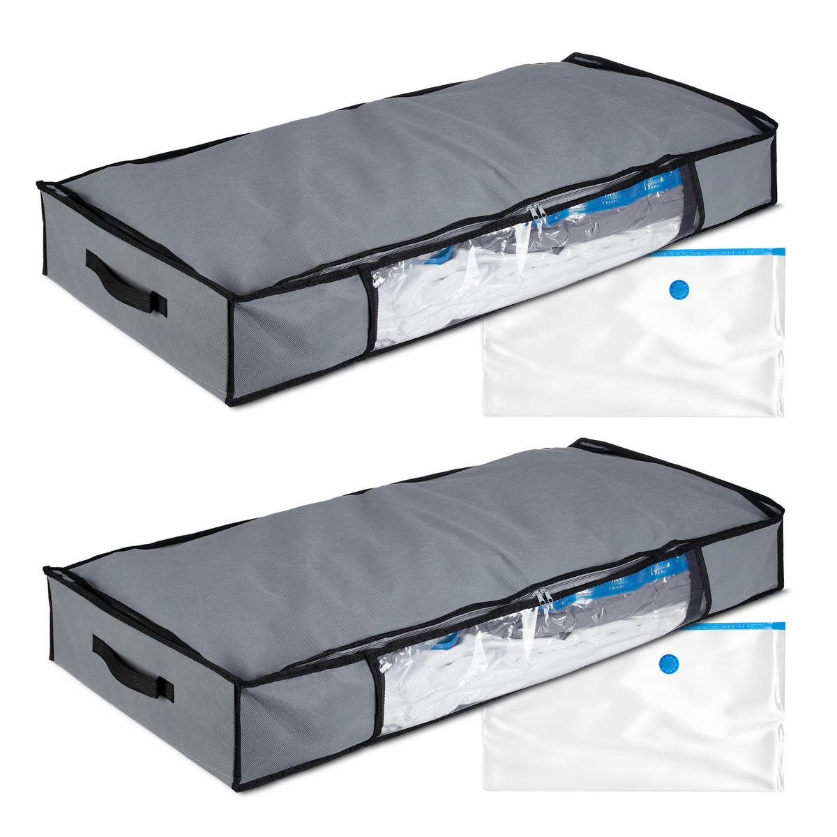 2XBOXY pod posteľ - viacfarebná, plast - Relaxdays