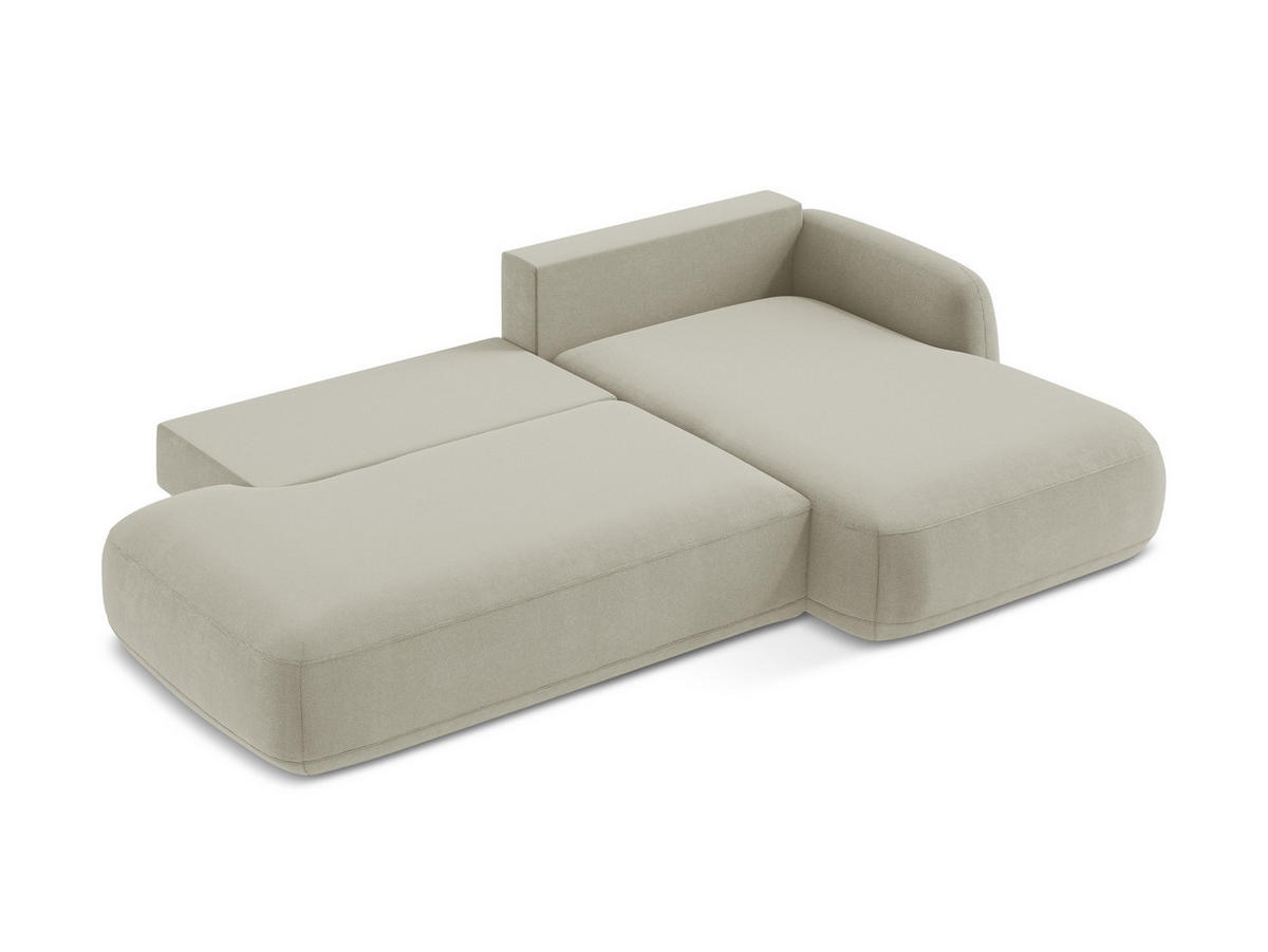 POUF Strukturstoff Grün - Schwarz/Olivgrün, Holzwerkstoff/Kunststoff (65/40/65cm) - Makamii