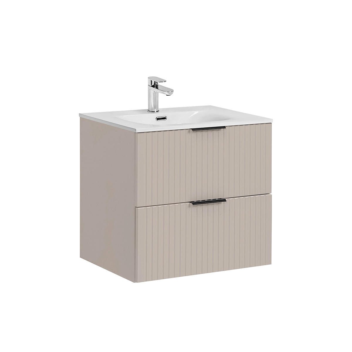 WASCHTISCH 60.2cm Adriel Beige - Beige, Holzwerkstoff (60.2/57/46cm) - Petits-meubles