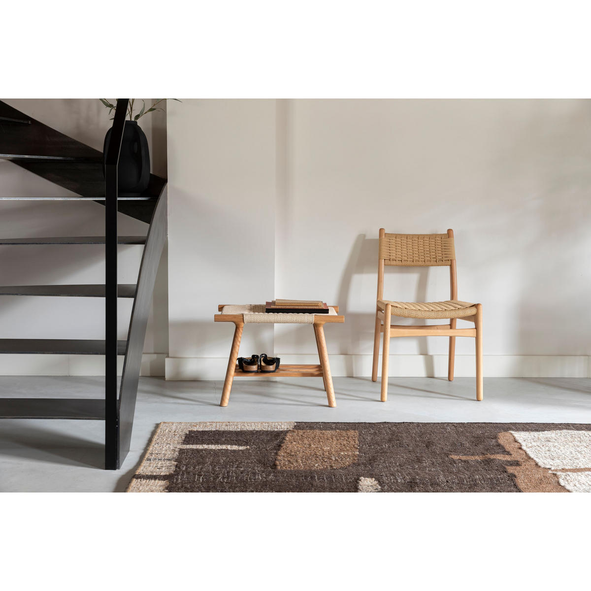 ESSZIMMERSTUHL Cecile Natur - 2 er Set - Beige, Holz (50.5/81/47.5cm) - Dutchbone