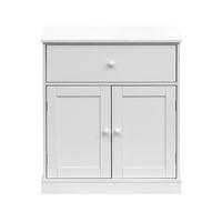 KOMMODE Weiß 30/60/70 cm - Weiß, Holzwerkstoff (30/70/60cm) - Mobili Rebecca