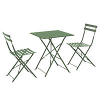 GARTENSET, klappbar, Kaktusgrünen - Grün, Metall - Oviala