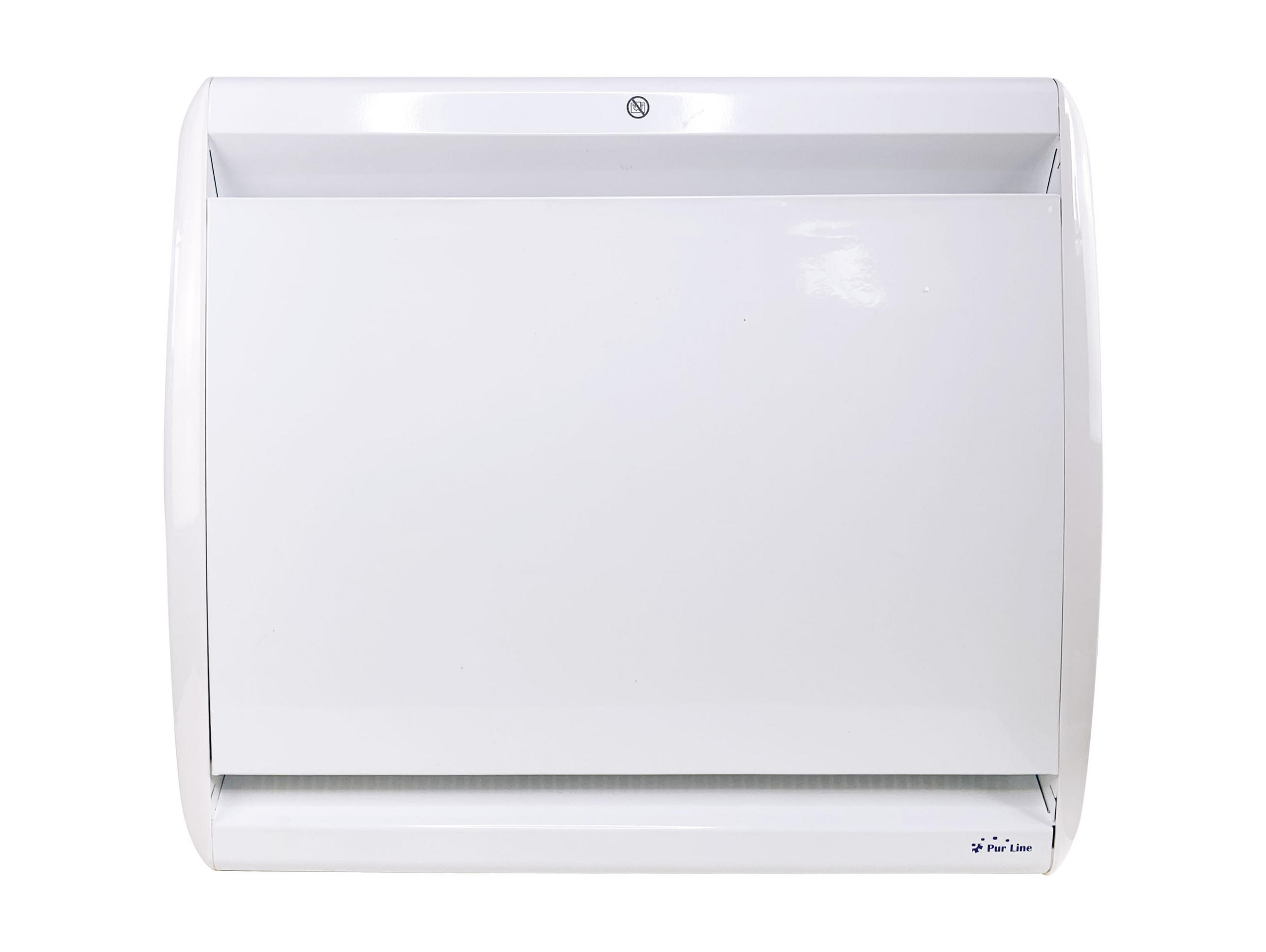 WANDHEIZUNG Weiß mit interner Gusseisenplatte und WiFi-Steuerung 1000 W - Weiß, Metall (60/55/10cm) - Purline