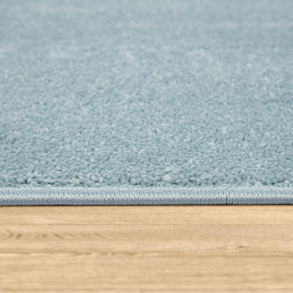 KURZFLORTEPPICH Waschbar, einfarbig, Türkis, 280 x 380 cm - Blau, Textil (280/380cm) - KADIMA DESIGN