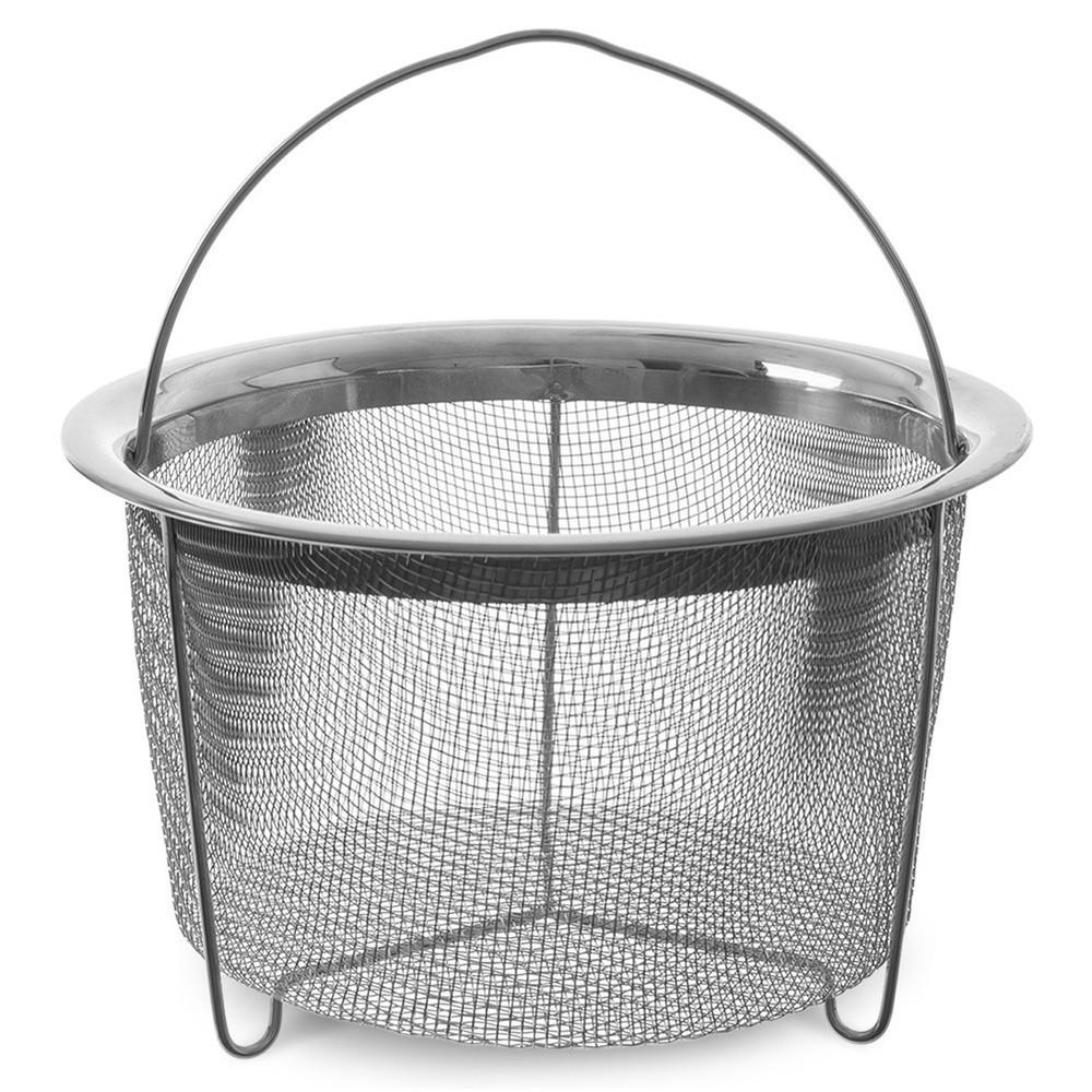 FRITTIERKORB Silber 21,5 x 13 cm - Silberfarben, Metall (21.5cm) - Orion 