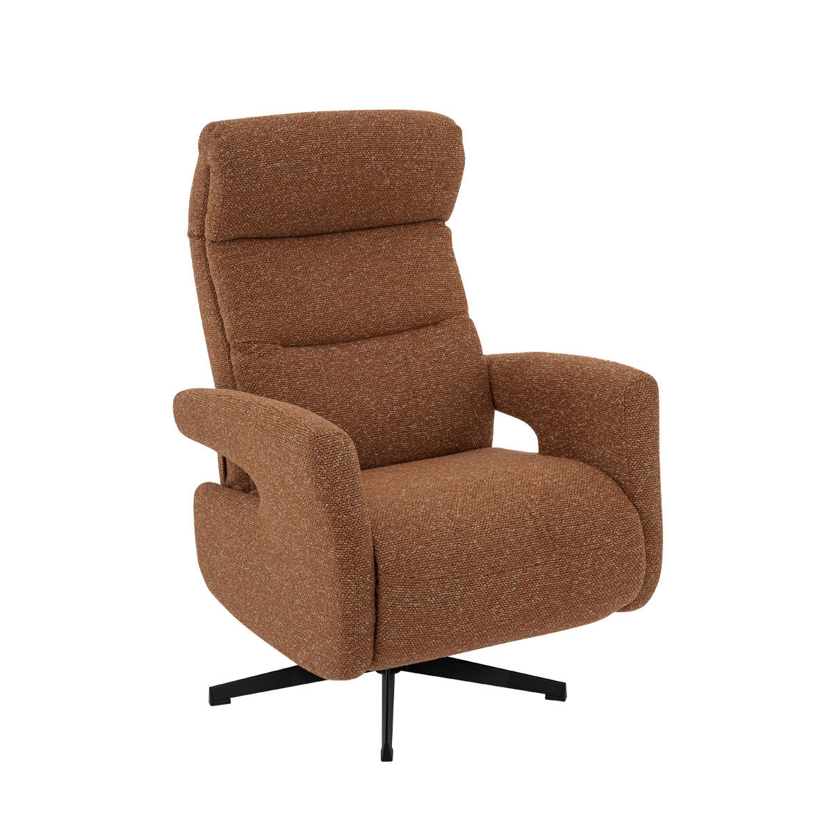 SESSEL Copenhagen - Brown - 72/88/115 cm - Braun, Textil (72/115/88cm) - LABEL51