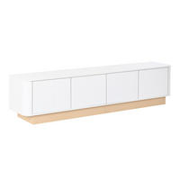 LOWBOARD DE-40183 mit höhenverstellbaren Fächern Weiß - Weiß, Holzwerkstoff (200/47.5/40cm) - ComfortXL