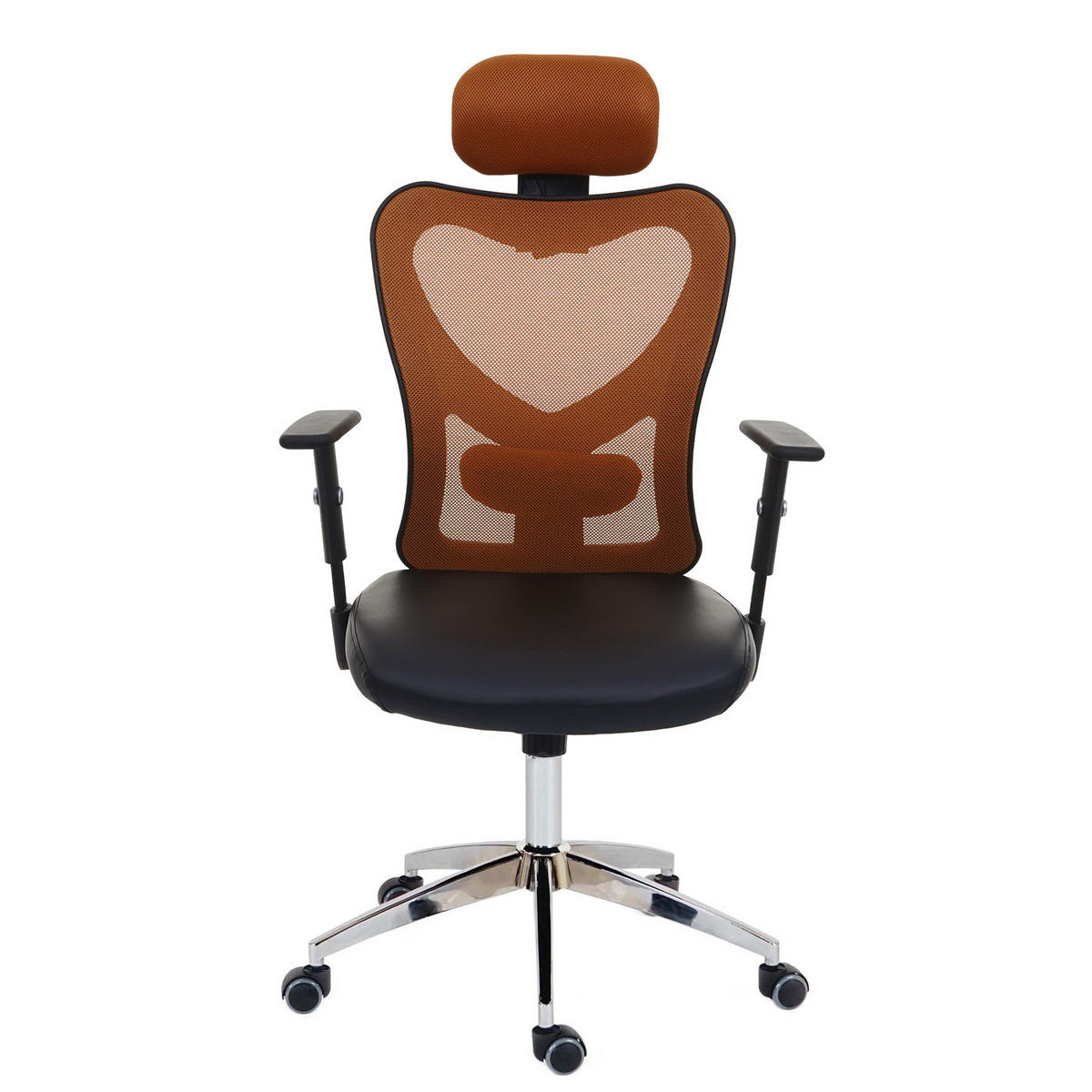 PROFI-BÜROSTUHL Braun - Braun, Textil (67/136/71cm) - MCW
