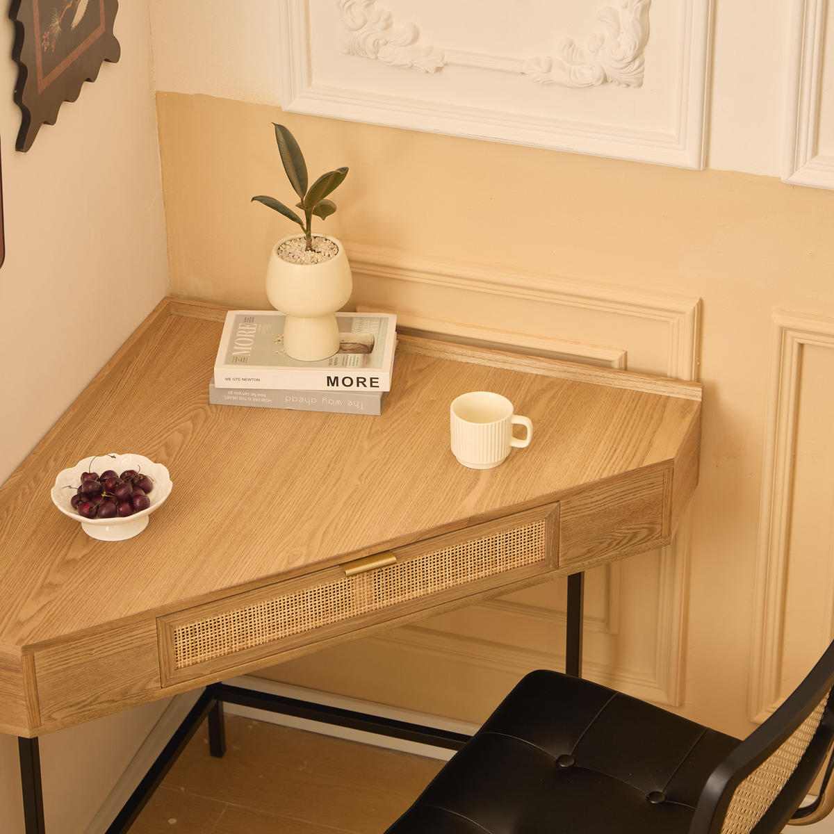 SCHREIBTISCH Rechteckig Braun 80 x 80 x 78 cm - Braun, Holz (80/80/78.5cm) - Nordlys