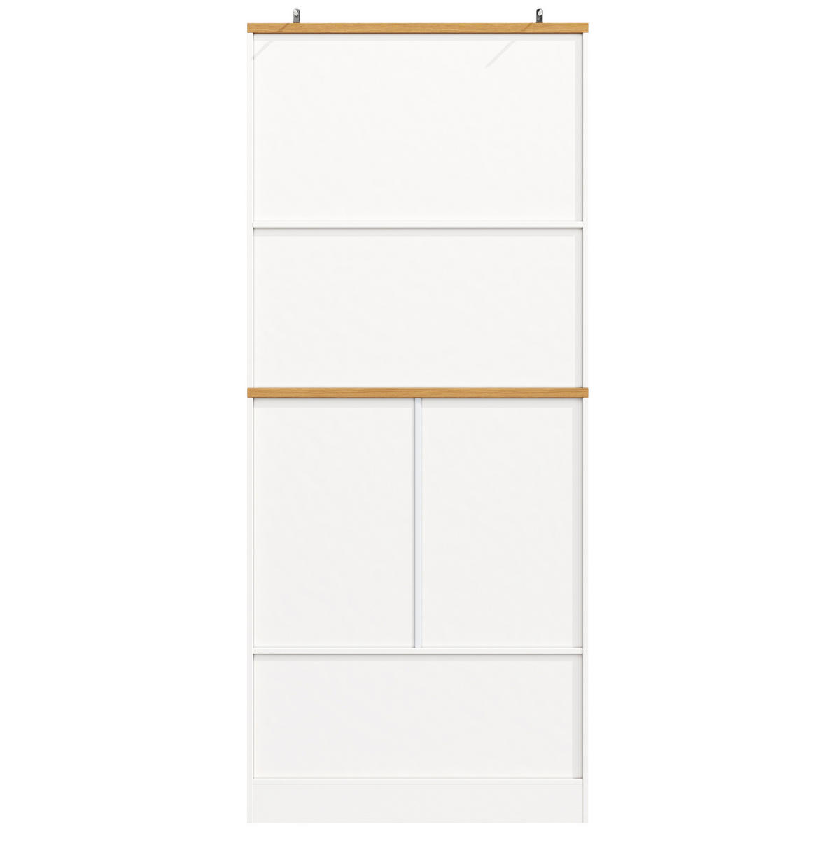 DONJI kuhinjski element, 80/40/180 cm, MDF bijeli, s policama, ladicama i zaštitom od prevrtanja - bijela, drvni materijal (80/180/40cm) - BEAOK