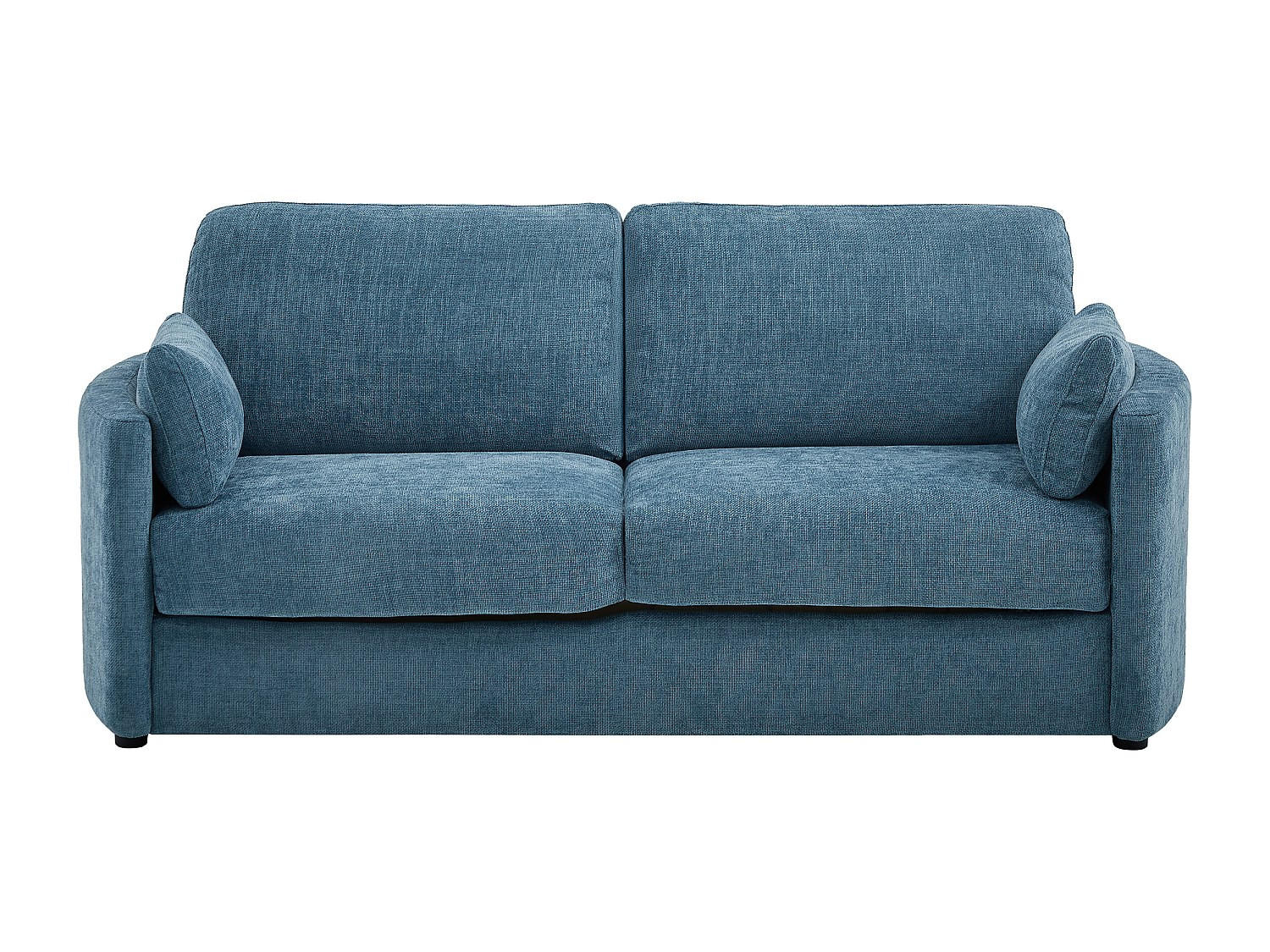 SCHLAFSOFA - 3 Personen - Stoff - Blau - - Blau, Textil (199/88/97cm) - Vente-Unique