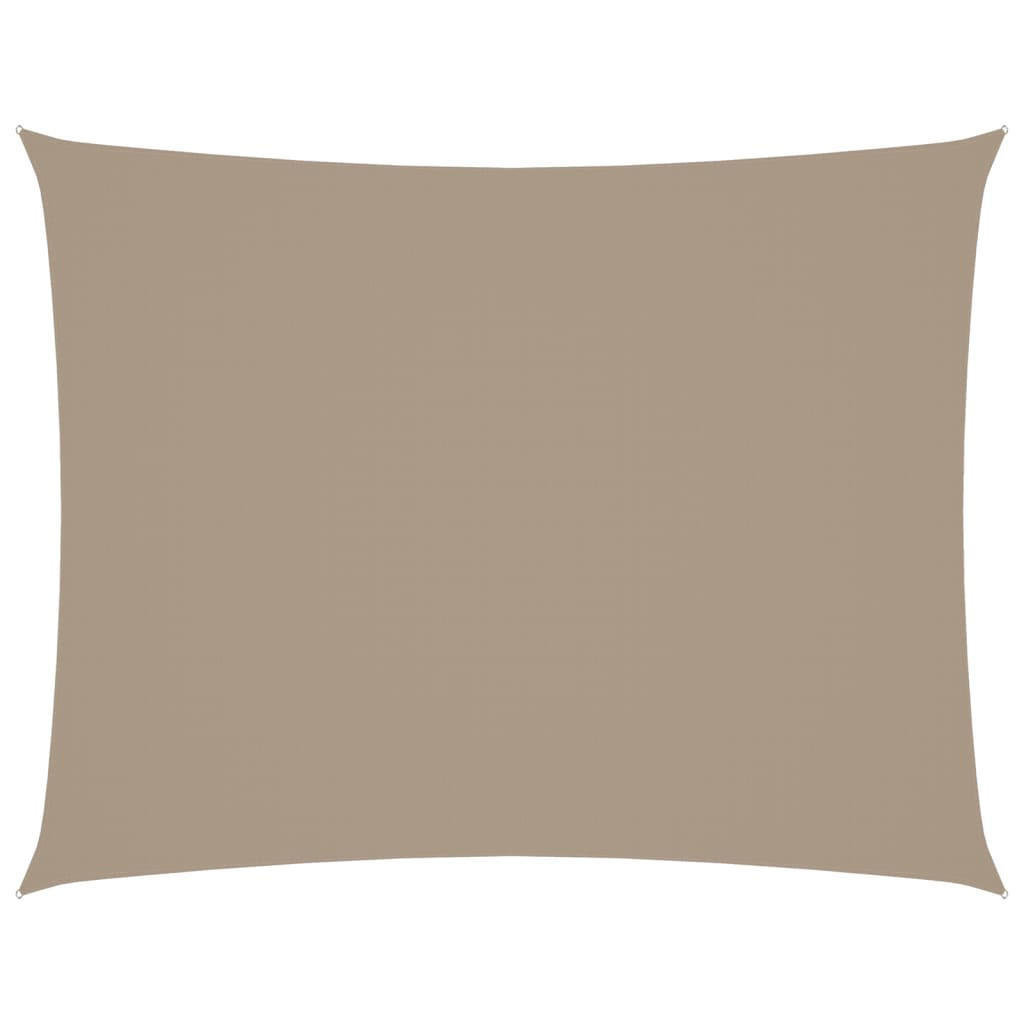 SONNENSEGEL Oxford-Gewebe Rechteckig 2x3,5 m Taupe - Taupe, Textil (350/200cm) - furnicato