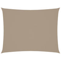 SONNENSEGEL Oxford-Gewebe Rechteckig 2x3,5 m Taupe - Taupe, Textil (350/200cm) - furnicato