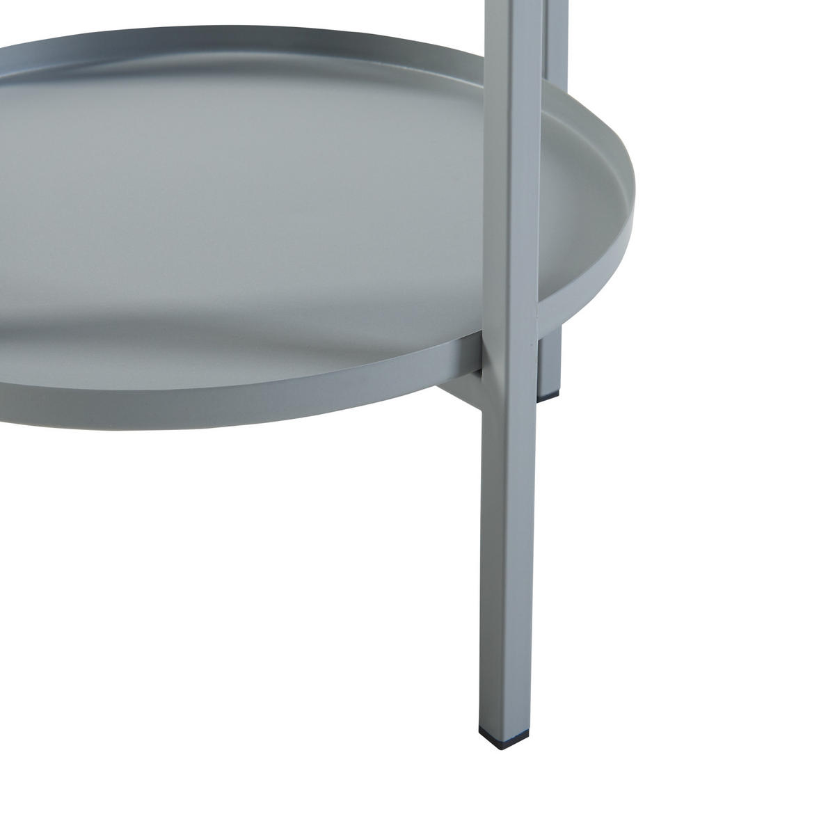BLUMENSTÄNDER Altena - Grau, Metall (40/40/80.5cm) - [en.casa]