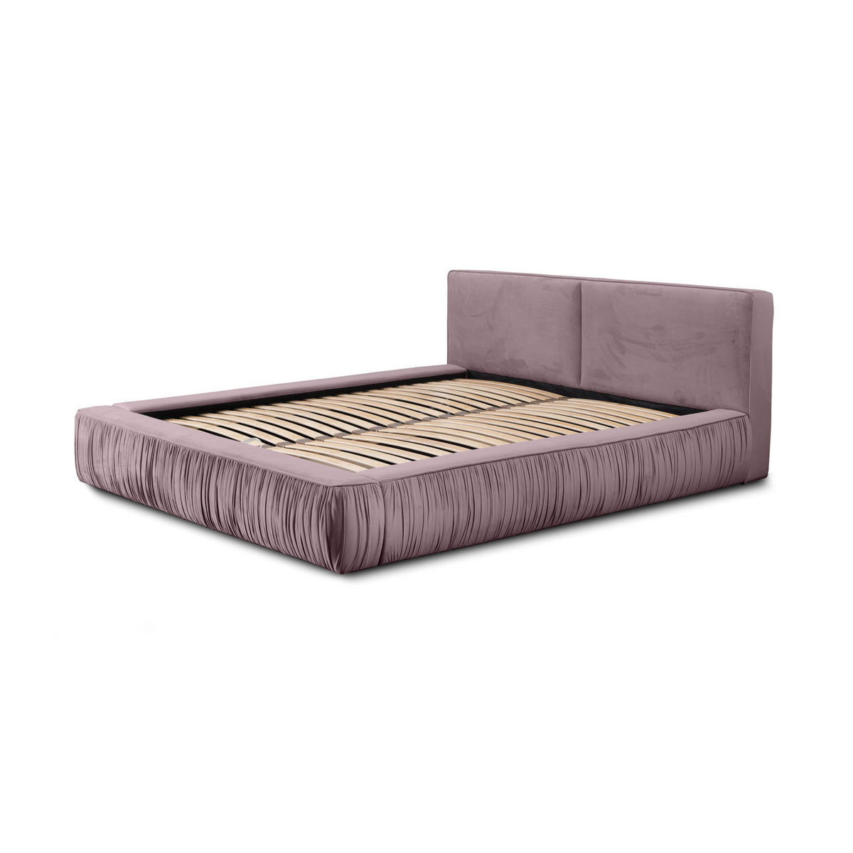 POLSTERBETT aus Polyester Fonni 140x200 cm, Lavendel - Lila, Textil (140/200cm) - Fedve