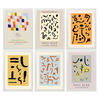 POSTER Set Mit 6 Illustrationen Von Paul Klee Surrealismus A3 Weißer Rahmen - Weiß, Papier (29/3cm) - Nacnic
