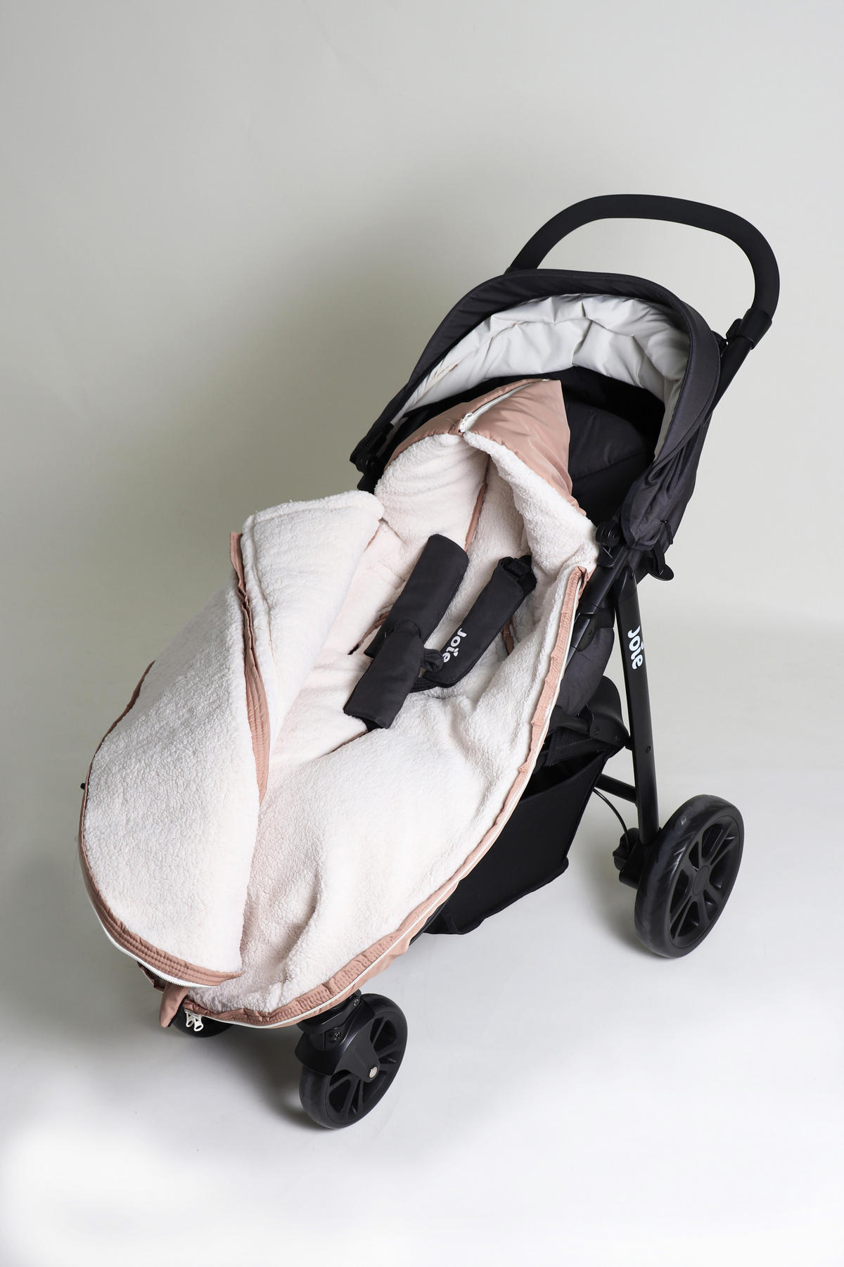 KINDERWAGEN-FUSSSACK Mila, sand/creme - Sandfarben, Textil (48/7/105cm) - Kaiserbaby