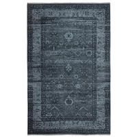 VINTAGE-TEPPICH Anthrazit Grau 80x215 cm - Grau, Textil (80/215cm) - Tesso Living