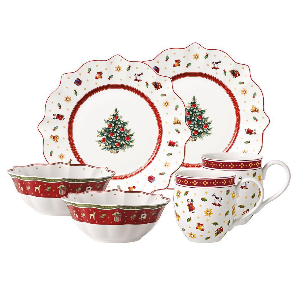 FRÜHSTÜCKS-SET Toy's Delight bunt 6-tlg. - Multicolor, Keramik (2/2/2cm) - Villeroy & Boch