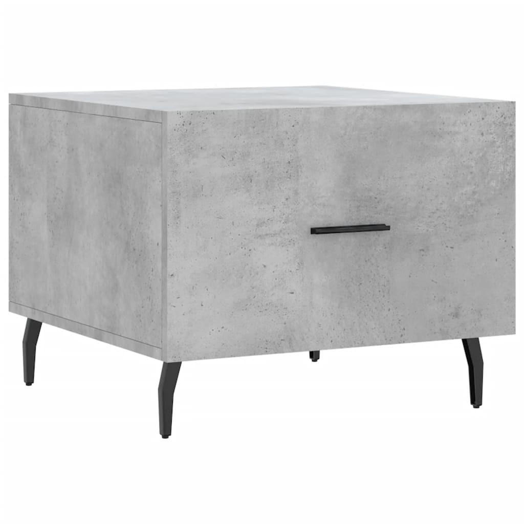 COUCHTISCH Betongrau 50x50x40 cm Holzwerkstoff - Grau, Holzwerkstoff (50/50/40cm) - furnicato