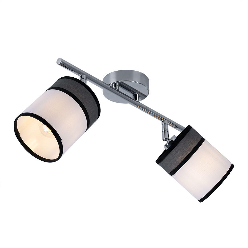 LED DECKENLEUCHTE Chrom Grau-Weiß - Silberfarben, Metall (51/10/21.5cm) - Wofi