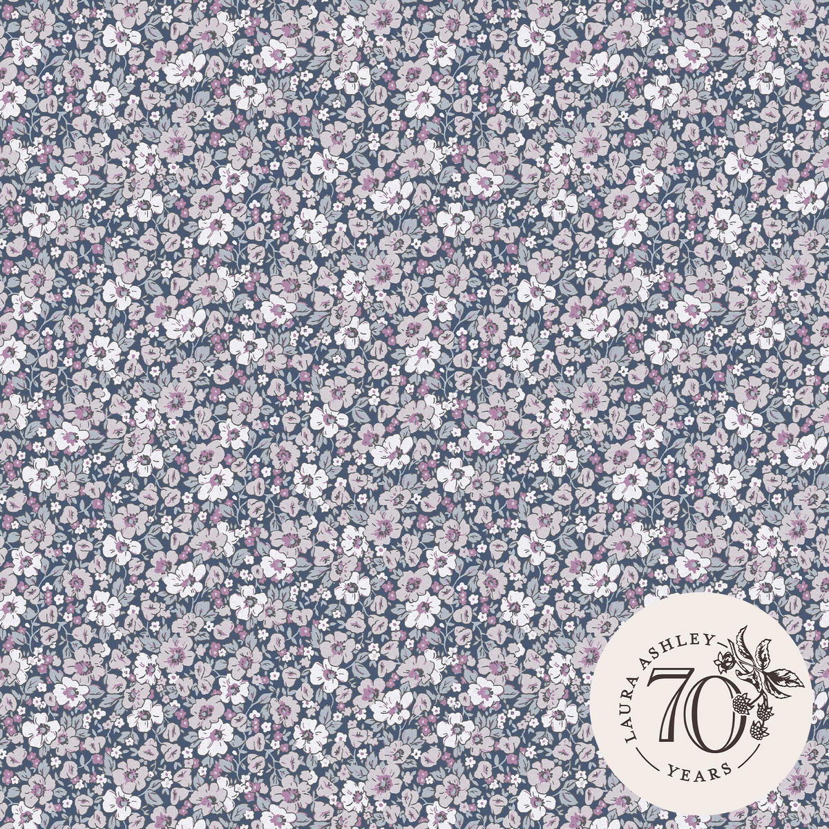 VLIESTAPETE Libby Lila | Lila | Blumen | 10mx52cm - Lila, Papier/Kunststoff (52/1000cm) - Graham & Brown