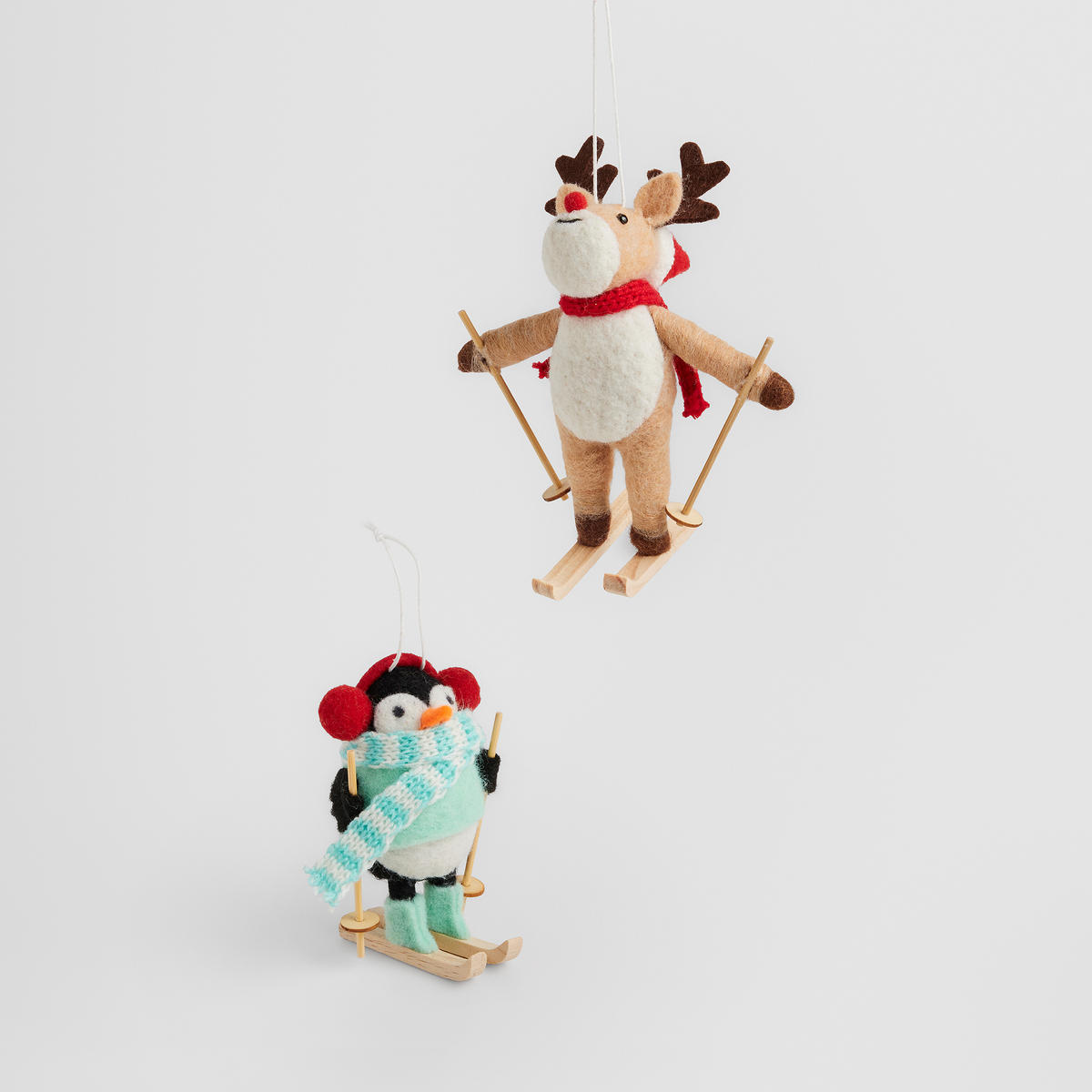 WEIHNACHTSDEKO Hängend RENISKATE, 9 x 14 cm, Braun, Christbaumschmuck, Weihnachtsbaumdekoration, Christmas, Xmas - Braun, Textil (9/7/14cm) - home&you