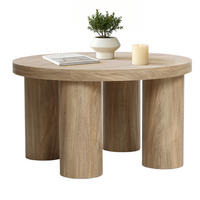 COUCHTISCH Rund | Ø70 x H40 cm - Braun, Holzwerkstoff (70/70/40cm) - Hometopia